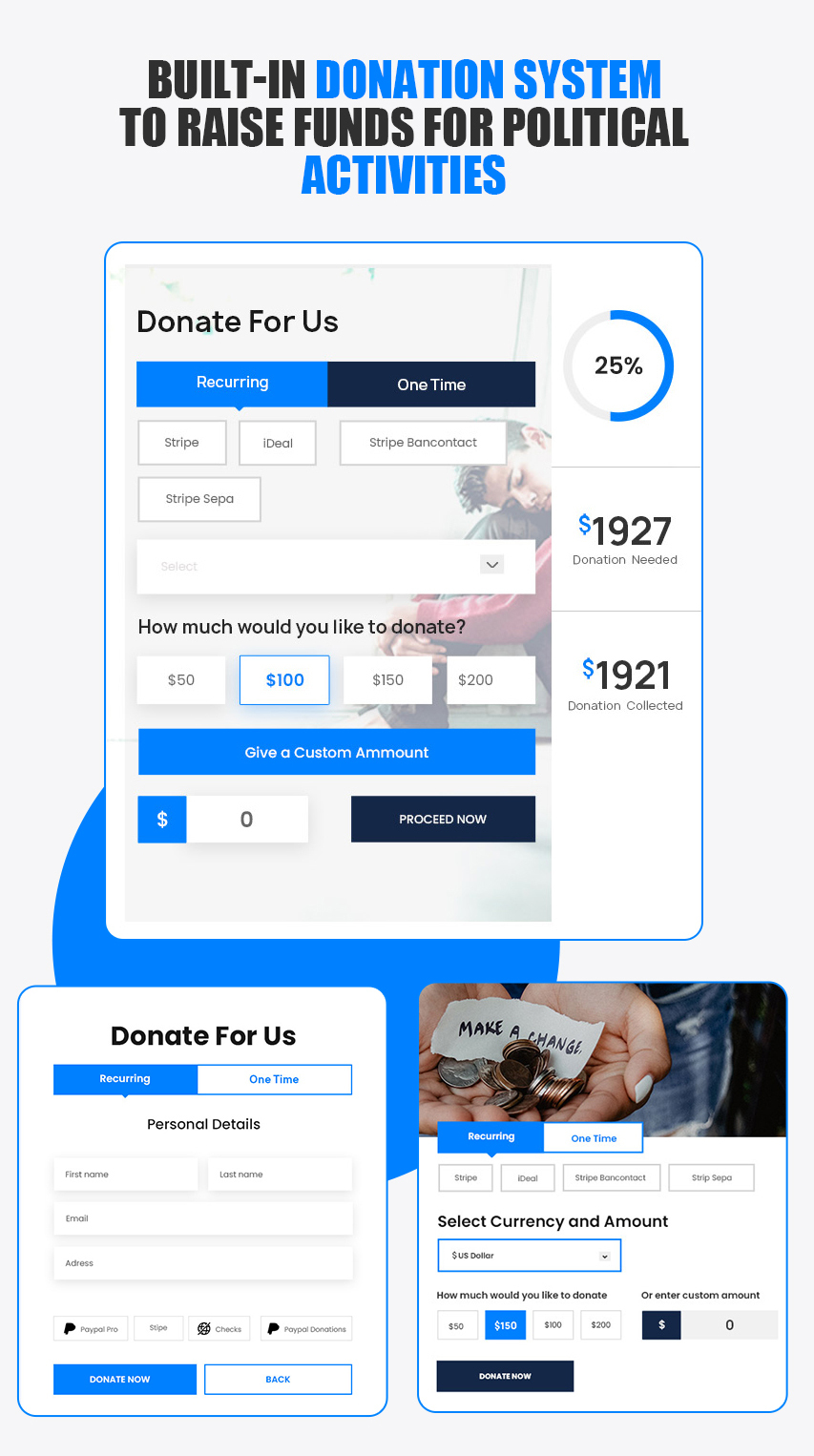 Actavista - A 2026 Political WordPress Theme for Party, Campaigns and Candidates