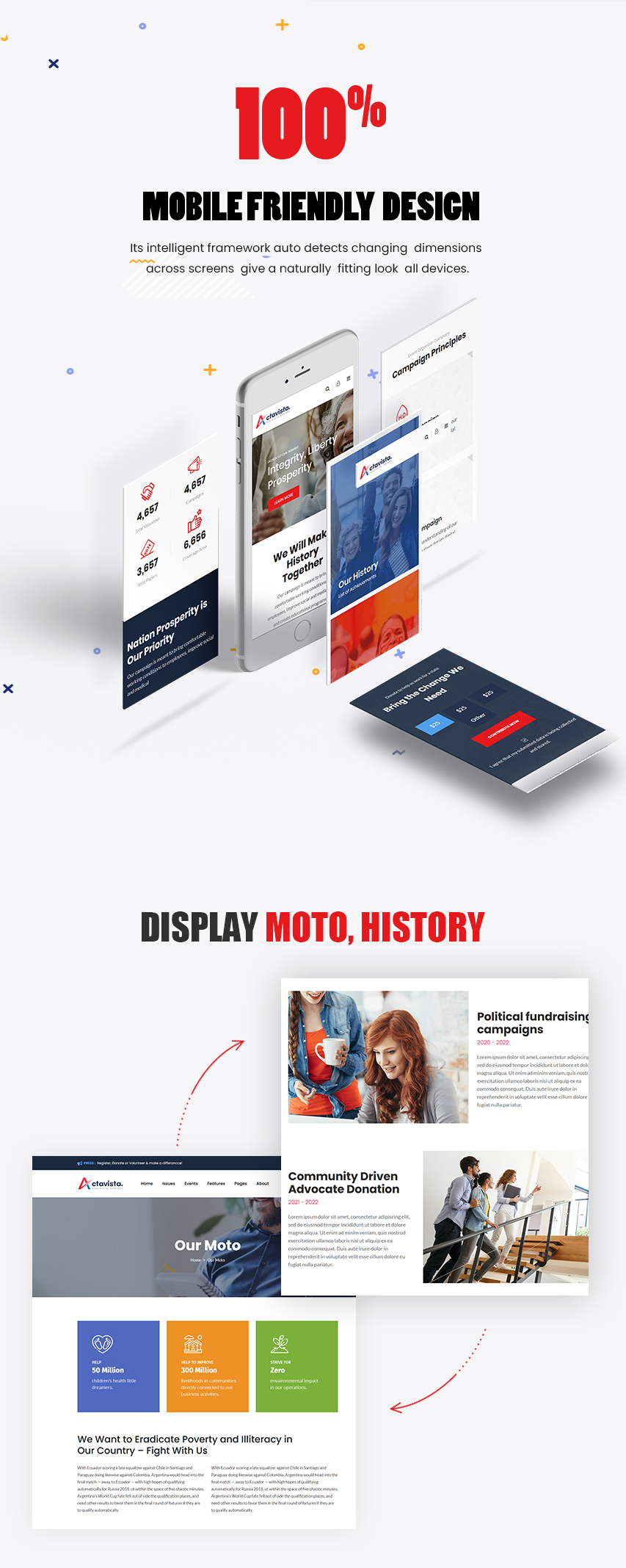 Actavista - A 2026 Political WordPress Theme for Party, Campaigns and Candidates
