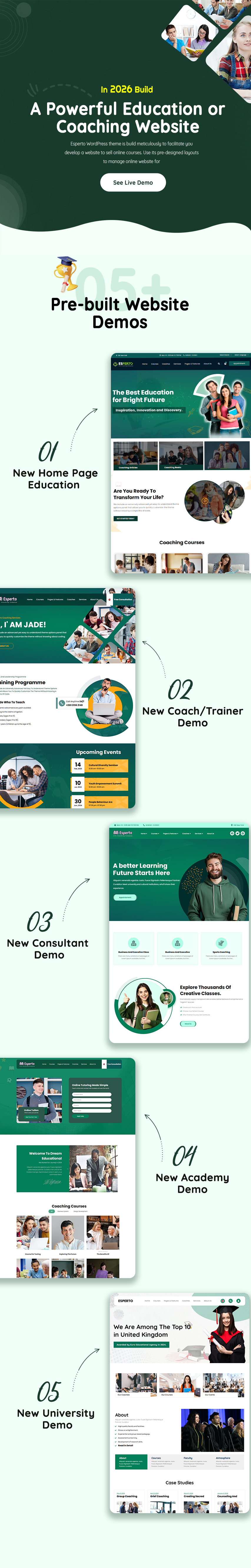 Esperto - Consulting, Coaching and Education WordPress Theme