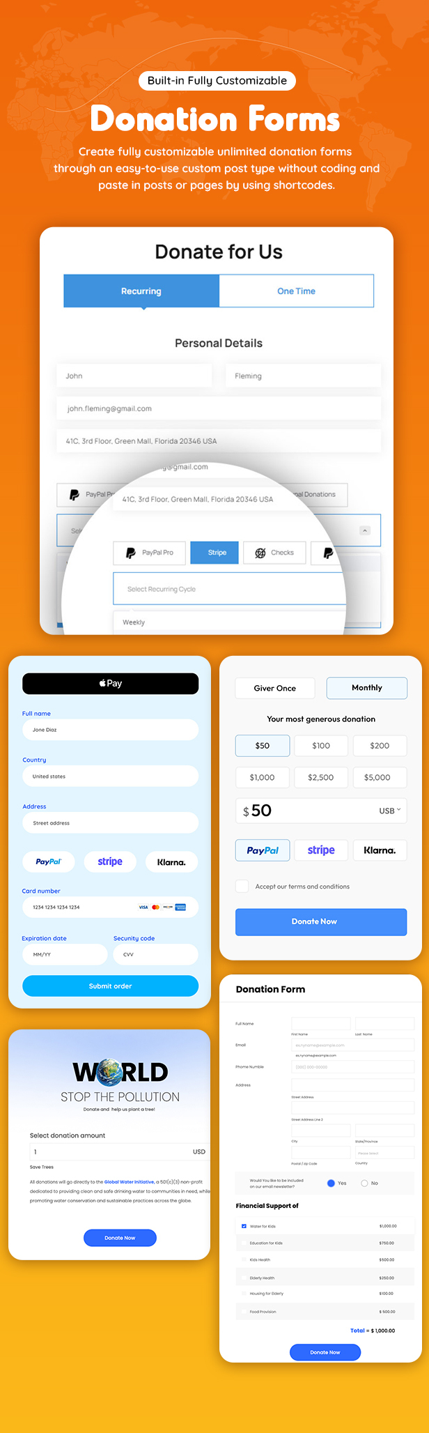 Lifeline Donation Pro - 2025 WordPress donation plugin for fundraising - 3
