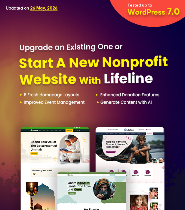 Lifeline - 2026 NGO and Charity WordPress Theme - 1